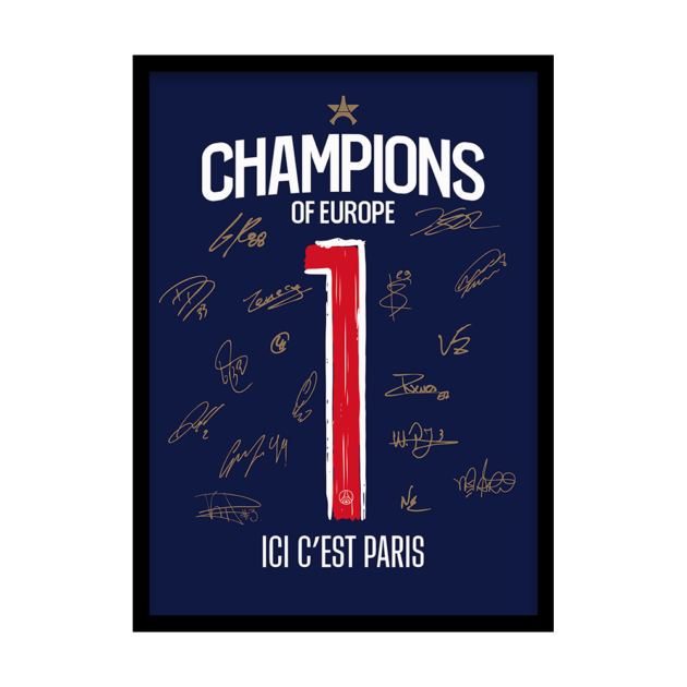 PSG Champions UCL 2025 Special Frame