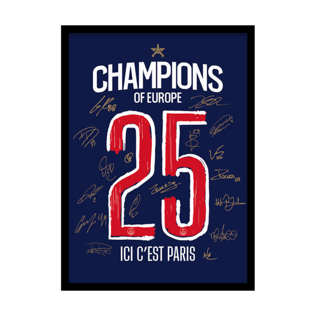 PSG Champions UCL 2025 Special Frame