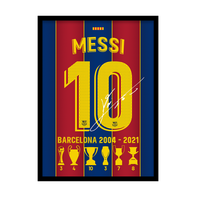 Messi Special Trophies Frame