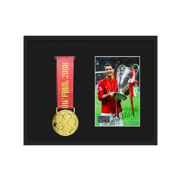 Medal Frame - Ronaldo UCL 2008